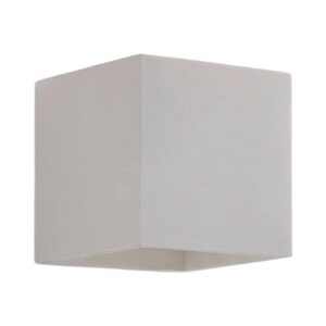 Lindby Wandleuchte Wandlampe Innen Kay 9621327 Modern in Weiß aus GipsTon 1-flammig G9 Wohnzimmerleuchte