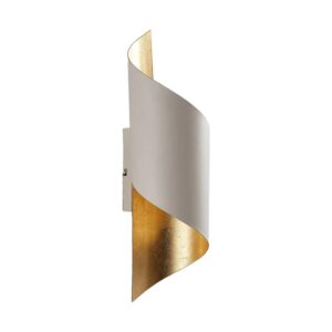 Lindby Wandleuchte Wandlampe Innen Vanni 9624316 Modern in Weiß aus Metall 1-flammig E27 Schlafzimmerleuchte
