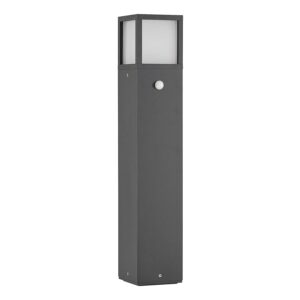 Lucande Außenleuchte Dewari 9616286 mit Bewegungsmelder Spritzwassergeschützt Modern in Alu aus Aluminium 1-flammig E27