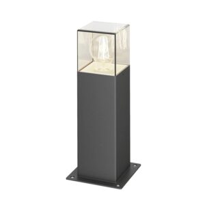 Lucande Außenleuchte Keke 9619240 Spritzwassergeschützt Modern in Schwarz aus Aluminium 1-flammig E27