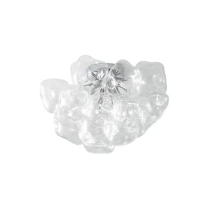 Lucande Deckenlampe Diborah 10041615 Design Modern in Transparent aus Glas 4-flammig G9 Wohnzimmerleuchte