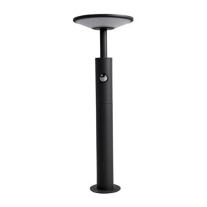 Lucande LED Außenleuchte Fenia 9619134 mit Bewegungsmelder Spritzwassergeschützt Modern in Schwarz aus Aluminium