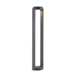Lucande LED Außenleuchte Habsa 9617089 Modern in Schwarz aus Aluminium 1-flammig