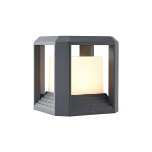 Lucande LED Außenleuchte Serenella 9617086 Modern in Schwarz aus Aluminium 1-flammig