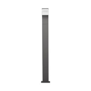 Lucande LED Außenleuchte Timm 9619051 Spritzwassergeschützt Modern in Schwarz aus Aluminium 1-flammig