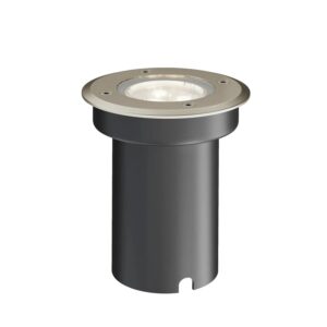Lucande LED Bodeneinbauleuchte AVA 9616025 Wasserdicht Modern in Alu 3-flammig