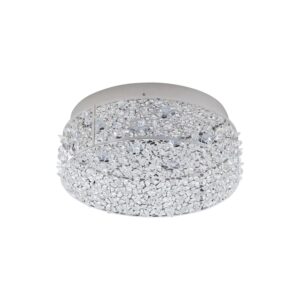 Lucande LED Deckenleuchte Felias 9621800 Modern in Chrom 1-flammig Schlafzimmerleuchte