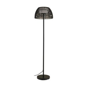 Lucande LED Heribio 10019750 Spritzwassergeschützt Modern in Schwarz aus Metall 1-flammig