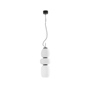 Lucande LED Pendelleuchte Lucya 10020237 Skandinavisch in Weiß aus Glas 1-flammig Wohnzimmerleuchte