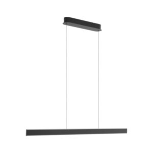Lucande LED Philine 10012943 Dimmbar Modern in Schwarz 1-flammig Wohnzimmerleuchte