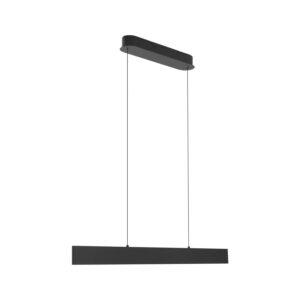 Lucande LED Philine 10012944 Dimmbar Modern in Schwarz 1-flammig Wohnzimmerleuchte