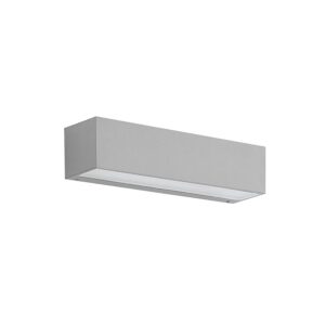 Lucande LED Wandleuchte Außen Lengo 9616207 Modern in Alu aus Aluminium 1-flammig