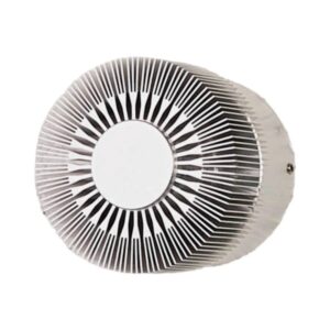 Lucande LED Wandleuchte Außen Lennias 9969010 Spritzwassergeschützt Modern in Alu aus Aluminium 1-flammig Badezimmerleuchte