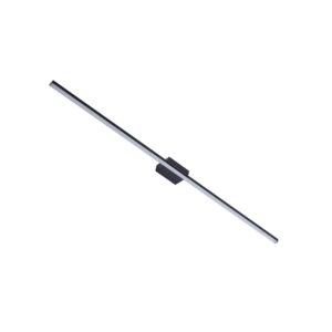 Lucande LED Wandleuchte Wandlampe Bad Kivana 10020131 Spritzwassergeschützt Modern in Schwarz aus Aluminium 1-flammig Badezimmerleuchte