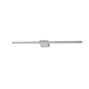 Lucande LED Wandleuchte Wandlampe Bad Kivana 10020135 Spritzwassergeschützt Modern in Chrom aus Aluminium 1-flammig Badezimmerleuchte