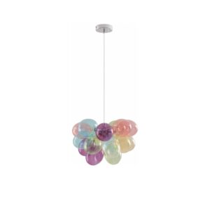 Lucande Pendelleuchte Diborah 10013061 Design Modern aus Glas 3-flammig G9 Wohnzimmerleuchte