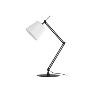 Lucande Tischlampe Caelia 10020254 Modern in Schwarz aus Metall 1-flammig E27 Wohnzimmerleuchte
