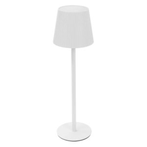 ML-Design LED Tischlampe Kabellos mit Touch Weiß Ø10x36 cm Dimmbar