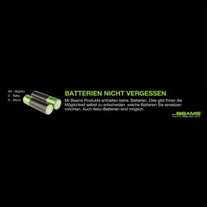 Mr. Beams MB3000 LED-Batterie-Außenstrahler mit Bewegungsmelder Weiß