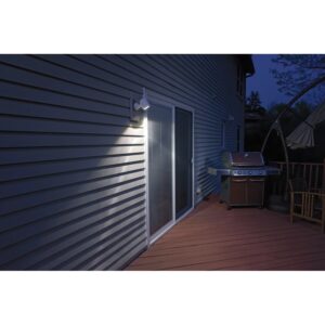 Mr. Beams MB360XT LED-Batterie-Außenstrahler mit Bewegungsmelder weiß 2er-Pack