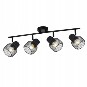NETTLIFE Deckenleuchte aus Metall L64cmSchwarz