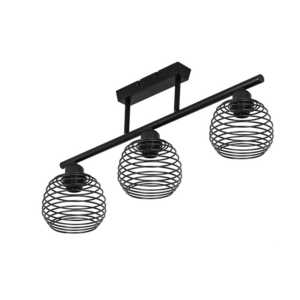 NETTLIFE Deckenleuchte aus Metall L68cmSchwarz NETTLIFE Deckenleuchte aus Metall L68cm Schwarz