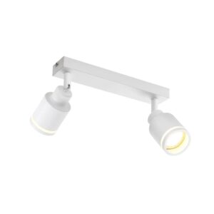 NETTLIFE Deckenstrahler aus Metall 2xGU10 Weiß-3