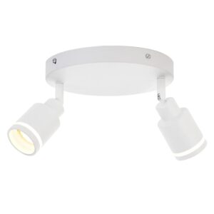 NETTLIFE Deckenstrahler aus Metall 2xGU10 Weiß-4