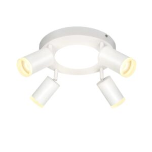 NETTLIFE Deckenstrahler aus Metall L25 Weiß-5