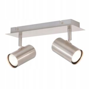 NETTLIFE Deckenstrahler aus Metall L27cm Silber