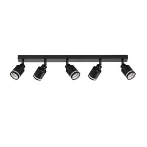 NETTLIFE Deckenstrahler aus Metall L69 Schwarz