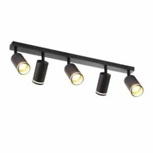 NETTLIFE Deckenstrahler aus Metall L73 Schwarz
