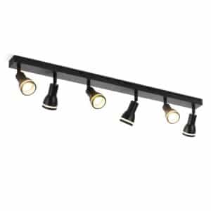 NETTLIFE Deckenstrahler aus Metall Schwarz-1