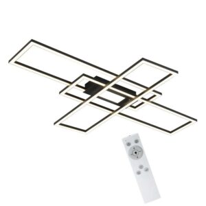 NETTLIFE LED Deckenleuchte aus Metall L99Schwarz