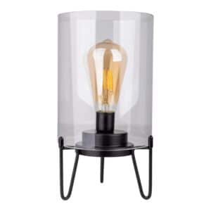 Näve LED-Batterieleuchte Lonna Schwarz Ø 15 cm x 28