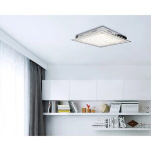 Näve LED-Deckenleuchte Glasgow Chrom