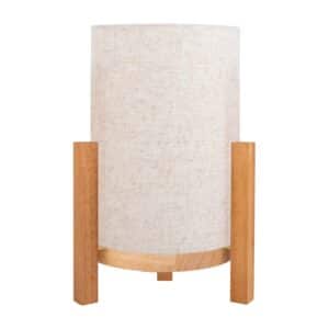 Näve LED-Leinen-Akkutischleuchte Madita Ø 22 cm x 32 cm