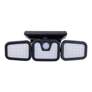 Näve LED-Solar-Außenwandleuchte Pacita Schwarz 11 cm x 23