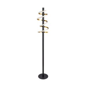 Näve LED-Stehleuchte Belleza Gold Ø 22 cm x 140 cm