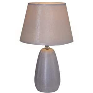 Näve Tischleuchte Simply Ceramics aus Keramik 37 cm Silber