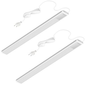 Oktaplex 2er Set Aluminium Unterbauleuchte Neutralweiß 4000K Küchenlicht 57