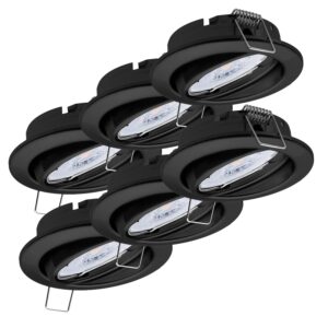 Oktaplex 6er Set Einbauleuchte Dijon 3-Stufen Dimmbar inkl. LED Modul Warmweiß 4