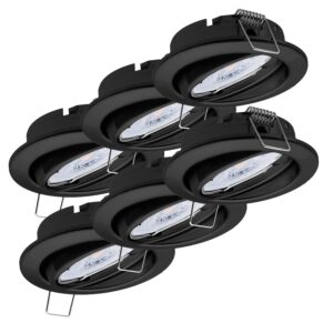 Oktaplex 6er Set Einbauleuchte Dijon inkl. LED Modul Neutralweiß 4000K 4