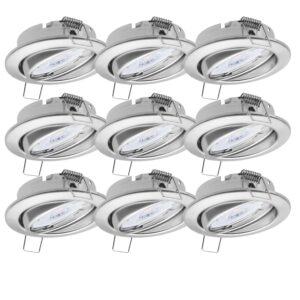 Oktaplex 9er Set Einbauleuchte Dijon Dimmbar inkl. LED Modul Neutralweiß 4