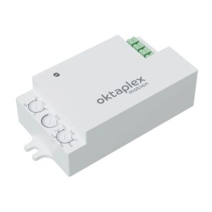Oktaplex Amy Einbau Präsenzmelder HF 24 GHz Nachrüstkit 360 Grad Bewegungssensor Weiß