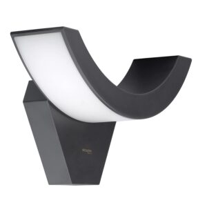 Oktaplex LED Außenwandlampe Lima IP54 10W 3000K Warmweiß 750lm Anthrazit