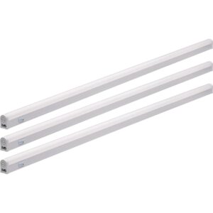 Oktaplex LED Unterbauleuchte Riga 3er Set Küche 114cm Neutralweiß 4000K 230V mit Schalter