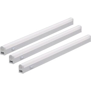 Oktaplex LED Unterbauleuchte Riga 3er Set Küche 54cm Neutralweiß 4000K 230V mit Schalter
