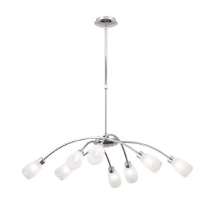 Orion Leuchten Hängeleuchte Carla Ø 84 cm 8 x G9 Chrom
