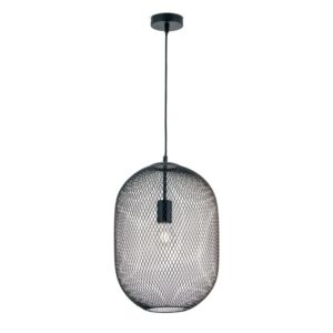 Orion Leuchten Hängeleuchte Georgina 30 cm x 42 cm Schwarz 1 x E27